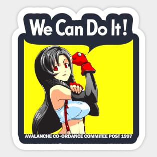 We can do it Cloud! Sticker